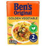 Ben's Original Golden Vegetable Microwave Rice 220g, UK version