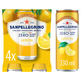 San Pellegrino Sparkling Lemonade Zero 4 x 330ml (British brand)