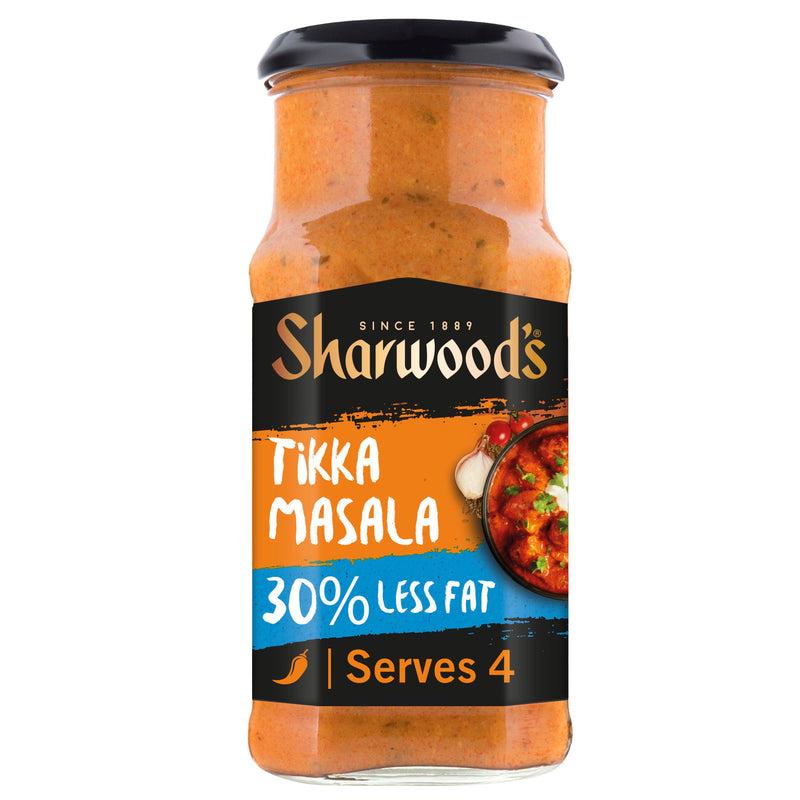 Sharwood's Tikka Masala reduced fat curry sauce 420g, UK version