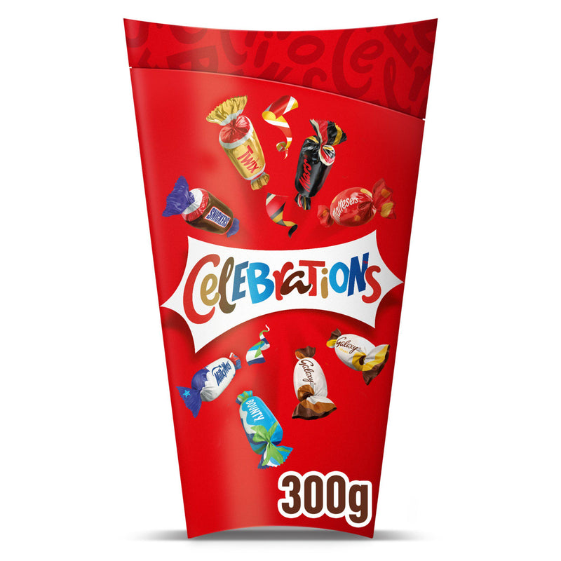 Celebrations chocolate assortment gift box 300g, imported from the UK