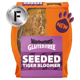 Warburtons gluten free seeded tiger bloomer bread 400g, imported from the UK