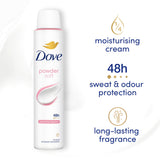 Dove antiperspirant deodorant powder 200ml (British brand)