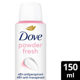Sainsburys Dove Women's Powder 48h Antiperspirant Deodorant Spray 150ml- Buy online at McGrocer