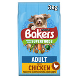 Sainsburys Bakers Chicken and Veg Dry Dog Food 3kg- Buy online at McGrocer