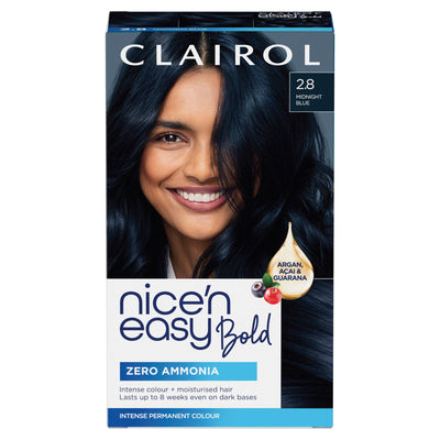 Sainsburys Clairol Nice'N Easy Bold Midnight Blue Permanent Hair Dye- Buy online at McGrocer