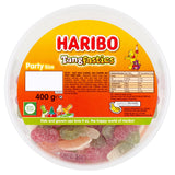 Haribo Tangfastics Fizzy Fruit Gum Drum 400g, UK version