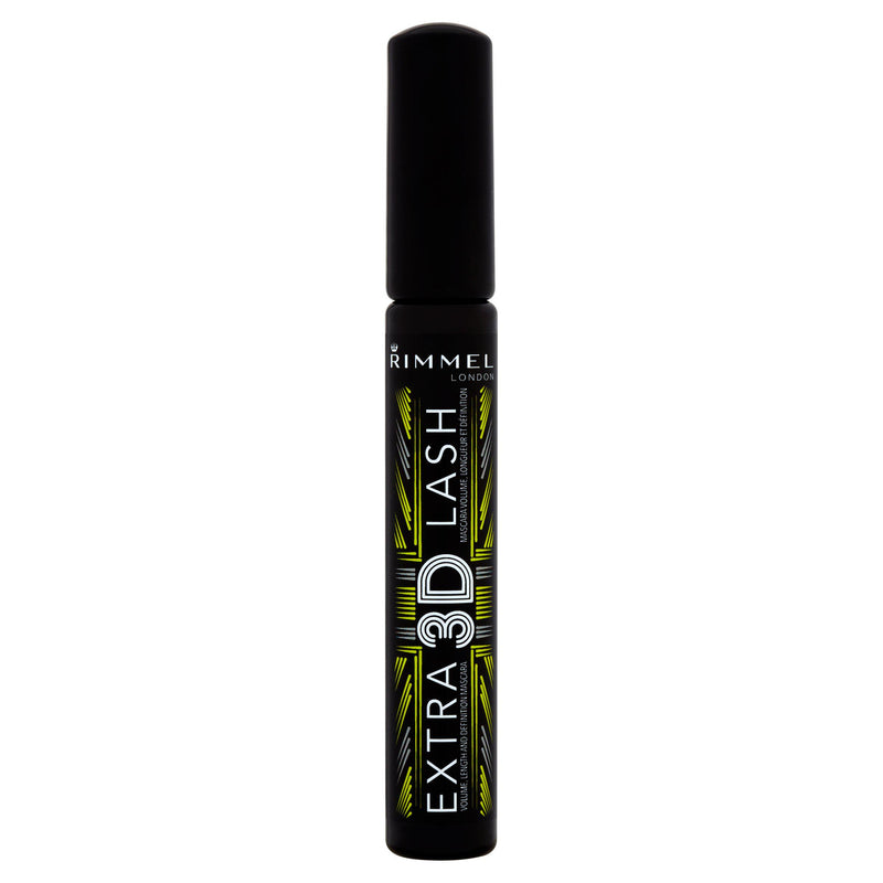 Rimmel London Extra 3D Lash Mascara Extreme Black 8ml (British brand)