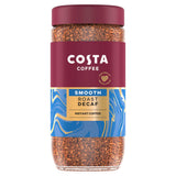 Sainsburys Costa Coffee Smooth Decaf Blend Instant Coffee 190g- Buy online at McGrocer