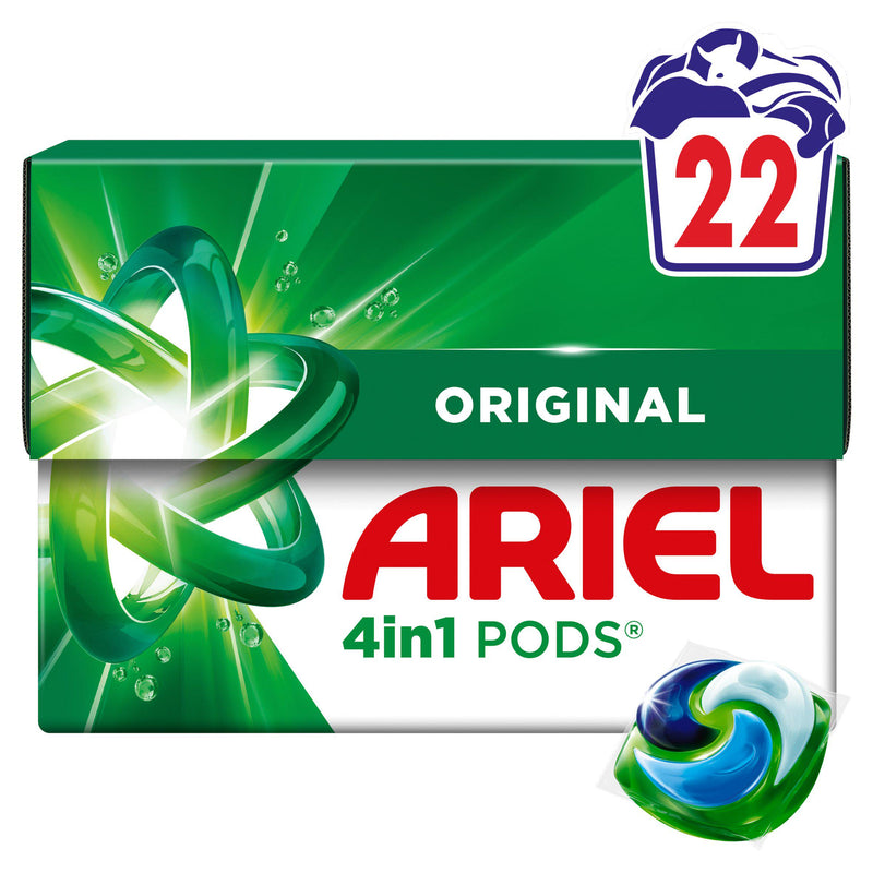 Ariel 4in1 PODS washing capsules 22 count - British product