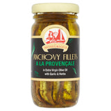 Sainsburys La Monegasque Anchovy Fillets in Extra Virgin Olive Oil with Garlic & Herbs 100g- Buy online at McGrocer