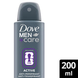 Sainsburys Dove Men+Care Active Antiperspirant Aerosol Deodorant Spray FIFA Limited Collection 200ml- Buy online at McGrocer