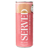 Served Lychee Martini Cocktail 250ml can - British product