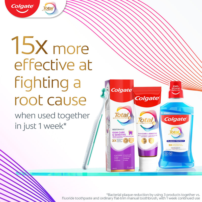 Colgate Total active prevention gum care toothpaste 75ml, UK version