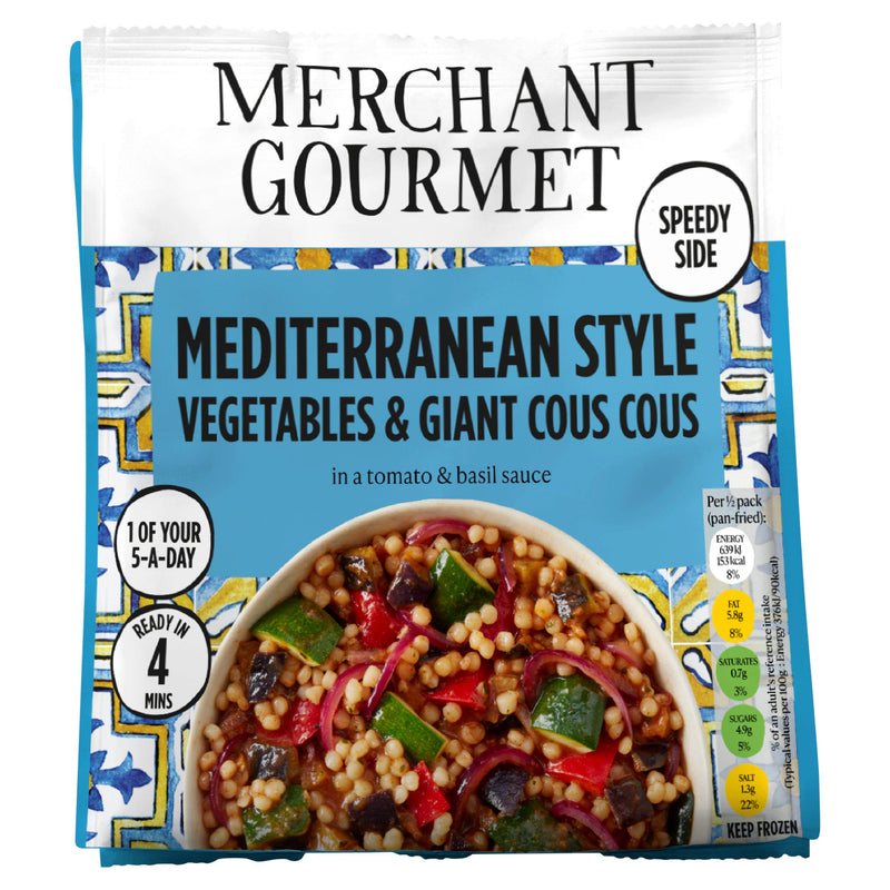 Merchant Gourmet Herby Mediterranean Style Vegetables & Giant Couscous 400g