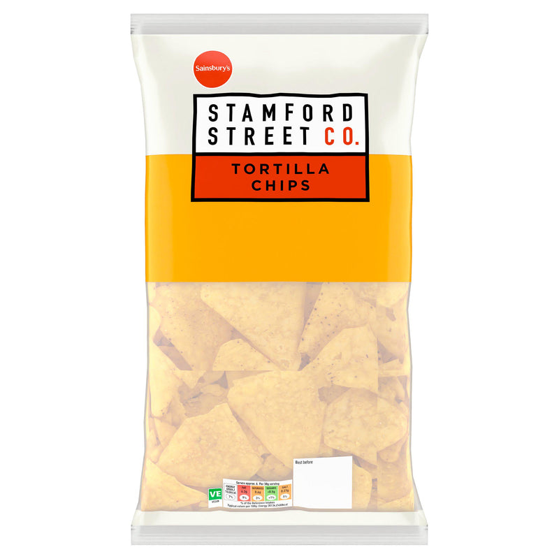 Stamford Street Co salted tortilla chips 200g (British brand)