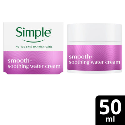 Sainsburys Simple Soothing Water Facial Moisturiser 50ml- Buy online at McGrocer