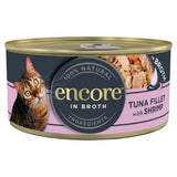 Sainsburys Encore Tuna with Shrimp in Broth Natural Cat Food Tin 70g- Buy online at McGrocer