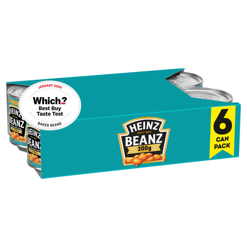 Heinz Baked Beans in rich tomato sauce 6x200g, UK version