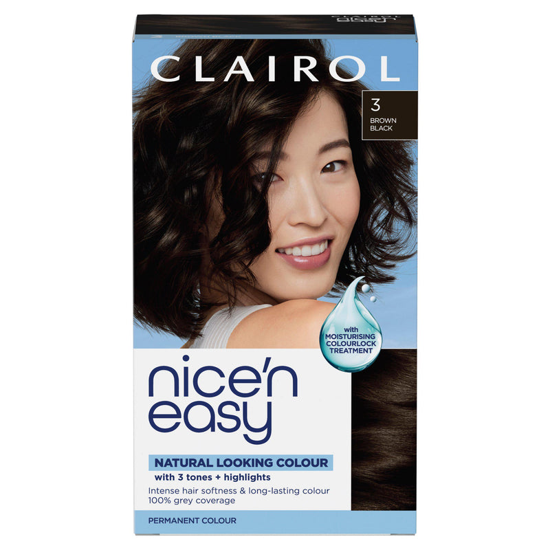 Clairol hair dye Brown Black 3 - British product