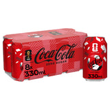 Sainsburys Coca-Cola Zero Sugar Soft Drink 8 x 330ml- Buy online at McGrocer