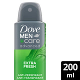 Dove Men+Care antiperspirant deodorant Extra Fresh 200ml - British product