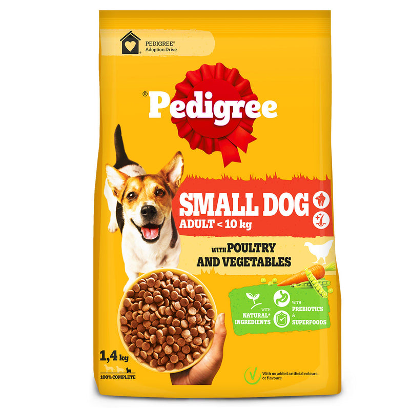 Pedigree dry dog food poultry & vegetables 1.4kg, UK version