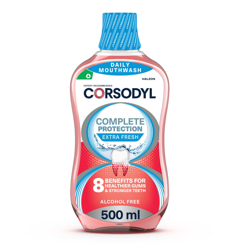 Corsodyl mouthwash Extra Fresh 500ml - British product