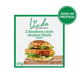 Sainsburys Linda McCartney Southern Style Vegan Chicken Fillets 210g- Buy online at McGrocer
