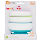 Sainsburys Munchkin Stay Put 3 Suction Bowls- Buy online at McGrocer