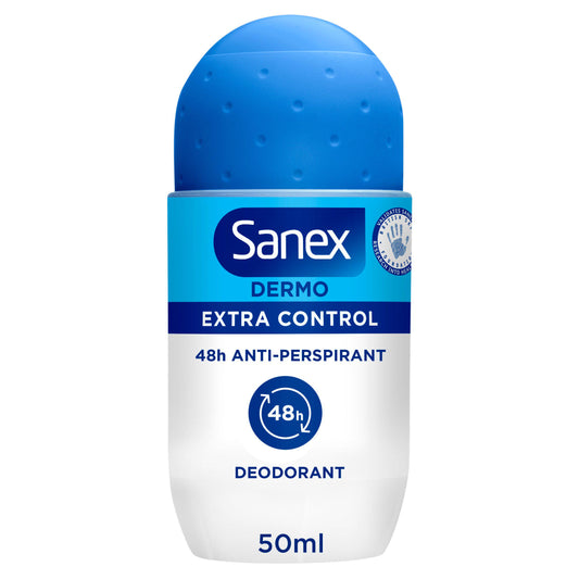 Sanex Extra Control Roll On Antiperspirant Deodorant 50ml GOODS Sainsburys   
