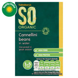 Sainsbury's Cannellini Beans Carton, SO Organic 380g (230g*)