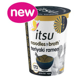 Sainsburys itsu Teriyaki Ramen Instant Noodles & Broth Pot 65g- Buy online at McGrocer