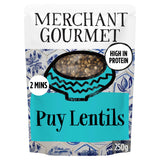 Sainsburys Merchant Gourmet Puy Lentils and French Green Lentils Simply Cooked 250g- Buy online at McGrocer