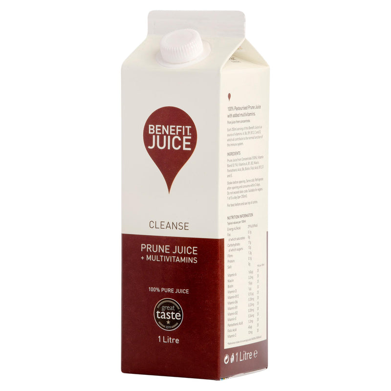 Benefit prune juice with vitamins 1 Litre - British product