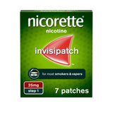 Sainsburys Nicorette Invisi Patch 25mg Nicotine Patches, 7 Count- Buy online at McGrocer