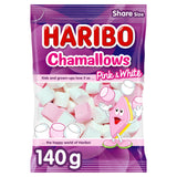 Haribo Chamallows pink and white marshmallows 140g, UK version