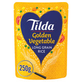 Sainsburys Tilda Microwave Rice Classics Golden Vegetable 250g- Buy online at McGrocer