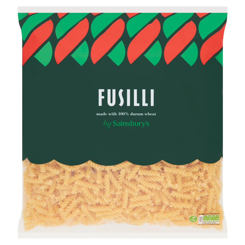 Sainsbury's fusilli pasta 3kg (British brand)