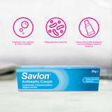 Savlon Antiseptic Cream 30g tube first aid, UK version