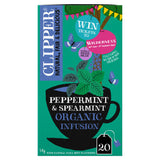 Clipper peppermint spearmint organic tea 34g, imported from the UK