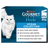 Sainsburys Gourmet Perle Ocean Collection Wet Cat Food 40 x 85g- Buy online at McGrocer