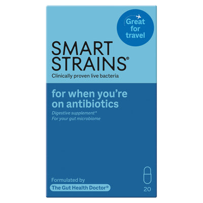 Sainsburys Smart Strains Probiotic for Antibiotics & Travel Supplement 20 Capsules- Buy online at McGrocer