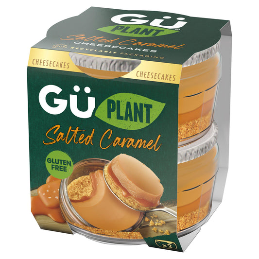 Gü Plant Salted Caramel Cheesecake Dessert 2x83g GOODS Sainsburys   
