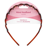 Sainsbury's headband tortoise zig zag pattern, UK version