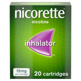 Sainsburys Nicorette Inhalator Cartridges 15mg Quit Smoking Aid 20 Cartridges- Buy online at McGrocer