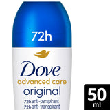 Sainsburys Dove Women Advanced Care Original 72h Antiperspirant Roll On Deodorant 50ml- Buy online at McGrocer