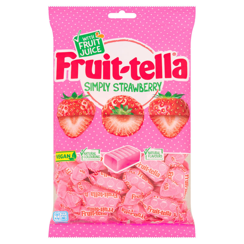 Fruittella Simply Strawberry Candy 300g - British product