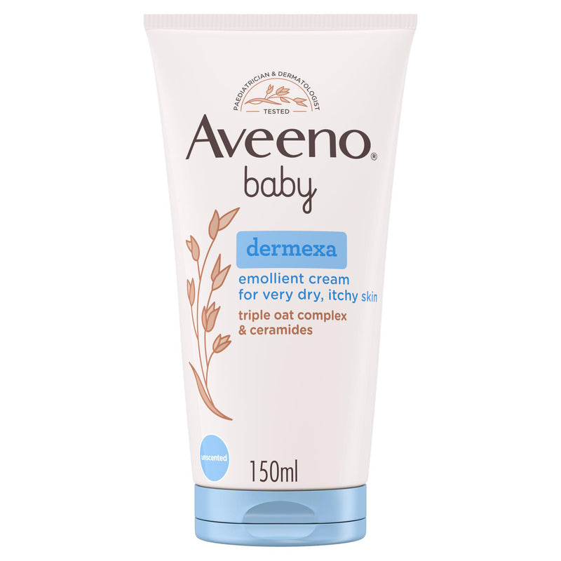 Aveeno Baby Dermexa emollient cream 150ml, imported from the UK