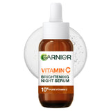 Sainsburys Garnier Anti Dark Spot Night Serum with 10% Pure Vitamin C and Hyaluronic Acid 30ml- Buy online at McGrocer