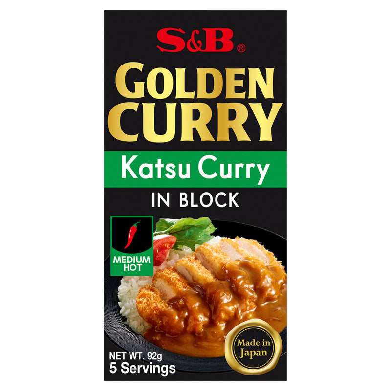 S&B Golden Curry Japanese Mix 92g, imported from Japan